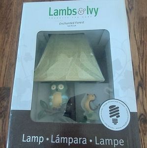 Brand New in the Box Baby Lamp by Lambs & Ivy Enchanted Forest Collection